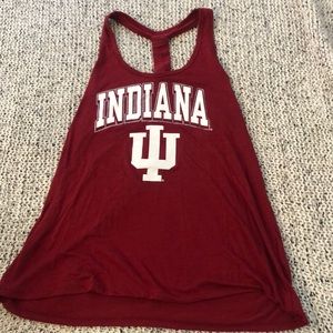Indiana IU Razor Back Tank Top